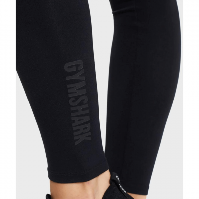 ⁦Gym Shark Solo Leggings Black⁩ – תמונה ⁦3⁩