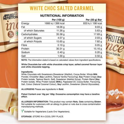 Applied Nutrition Vegan Protein Indulgence Bars 12x50g – תמונה 3