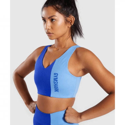 ⁦Gym Shark DUO Sports Bra Cobalt/Blue⁩ – תמונה ⁦4⁩