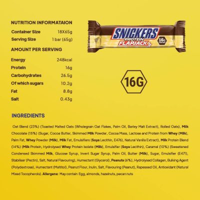 Bounty Flapjacks Snickers Flapjacks Mars Snickers Protein 12 Bars Mix Box – תמונה 5