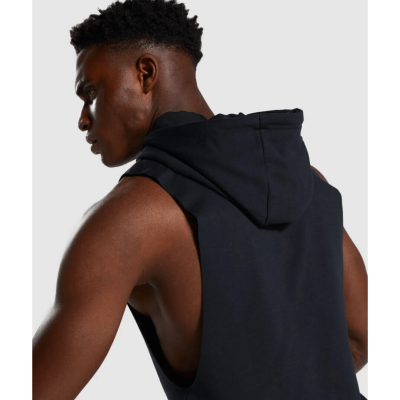 Gym Shark Maximize Drop Armhole Hoodie Black – תמונה 3