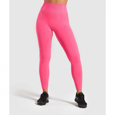 Gym Shark Ultra Seamless Leggings Cyber Pink – תמונה 1
