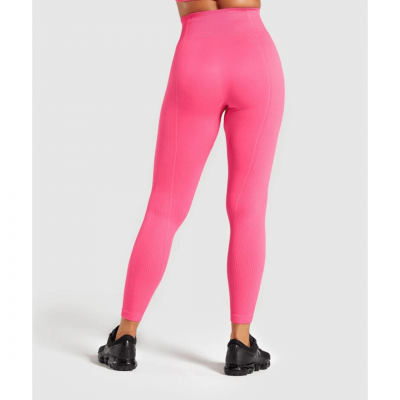 Gym Shark Ultra Seamless Leggings Cyber Pink – תמונה 4