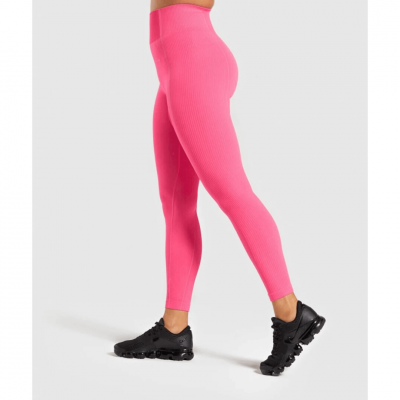 Gym Shark Ultra Seamless Leggings Cyber Pink – תמונה 2