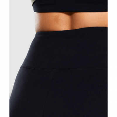 ⁦Gym Shark Dreamy High Waisted Shorts Black⁩ – תמונה ⁦4⁩