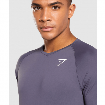 Gym Shark Veer T-shirt Slate Grey – תמונה 2