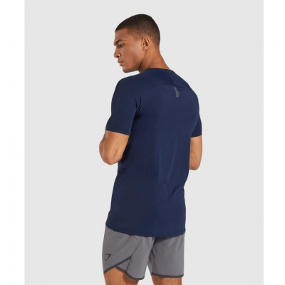 Gym Shark Veer T-shirt Dark Blue – תמונה 2