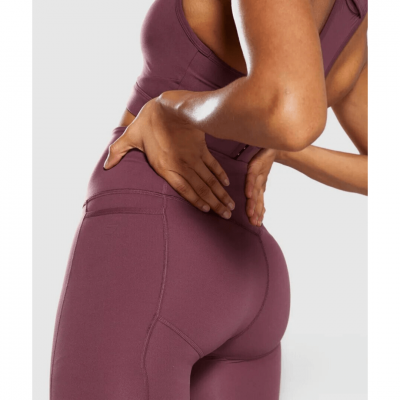 ⁦Gym Shark Speed Leggings Berry Red⁩ – תמונה ⁦5⁩