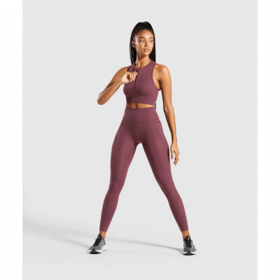 ⁦Gym Shark Speed Leggings Berry Red⁩ – תמונה ⁦3⁩