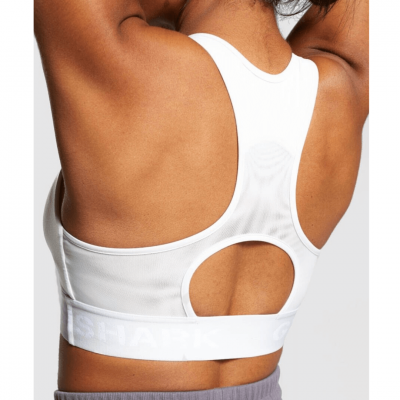 Gym Shark Legacy Fitness Sports Bra Light Grey – תמונה 4