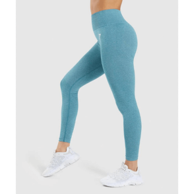 Gym Shark Vital Seamless 2.0 Leggings Tahoe Teal Marl – תמונה 4