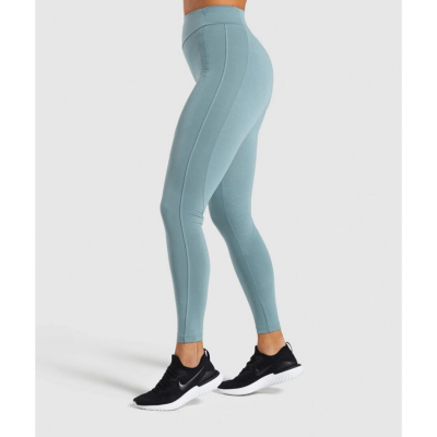 ⁦Gym Shark Lustre Leggings Turquoise⁩ – תמונה ⁦3⁩