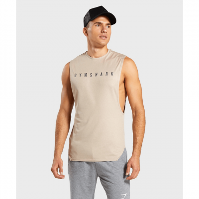 Gym Shark Recharge Tank Sand – תמונה 1