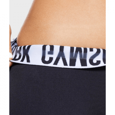 Gym Shark Fit Cropped Leggings Black/White – תמונה 5