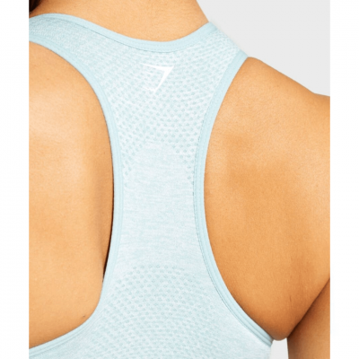 Gym Shark Vital Seamless Sports Bra Light Green Marl – תמונה 4