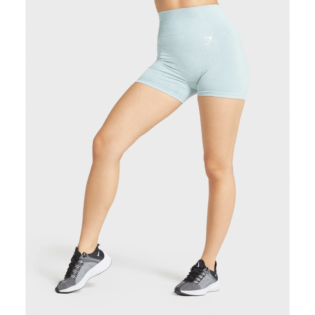 Gym Shark Vital Seamless Shorts Light Green Marl