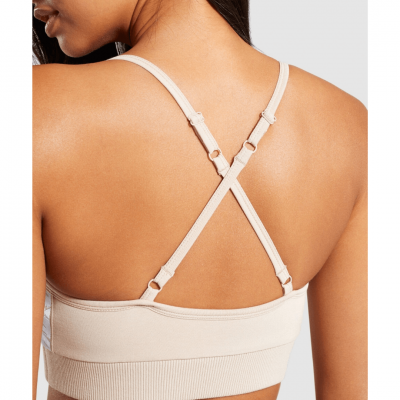 Gym Shark 24/7 Bralette Sand – תמונה 3