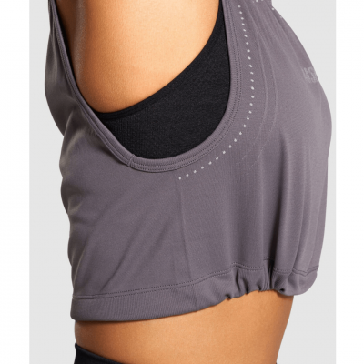Gym Shark Lightweight Seamless Crop Top Slate Lavender – תמונה 3