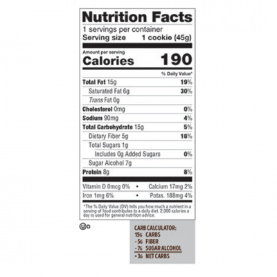 Lenny & Larry's Keto Cookies 12X45G – תמונה 3