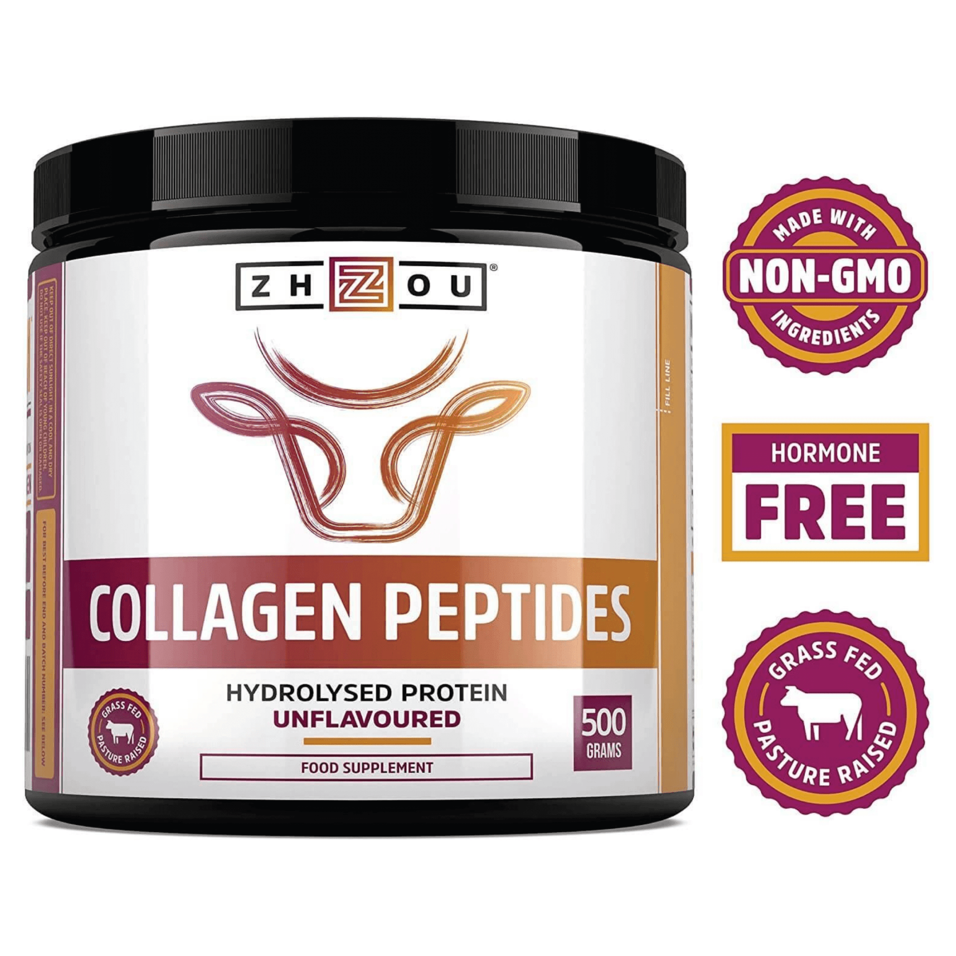 Zhou Nutrition Collagen Peptides Hydrolyzed Protein 500g