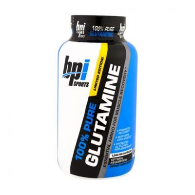 BPI 100% Pure Glutamine 240 Capsule – תמונה 1
