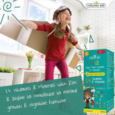 Natures Aid Kidz Multi-Vitamins & Minerals 150 ml – תמונה 3