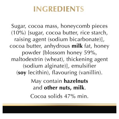 Lindt Excellence Dark Honeycomb Cocoa Chocolate Bar 100 g – תמונה 5