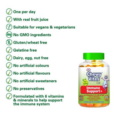 Chewy Vites Kids Immune Support 60 Gummies – תמונה 3