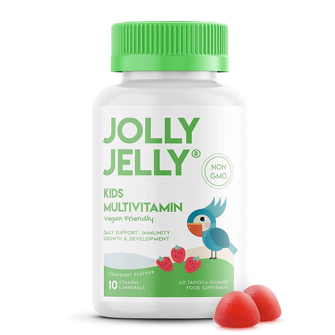 Jolly Jelly Multivitamins & Minerals For Kids Strawberry 60 Gummies