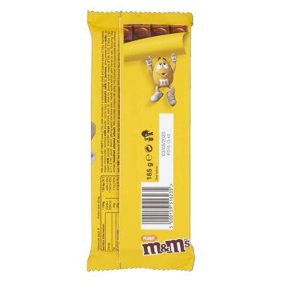 M&M's Peanut Chocolate Bar 165G – תמונה 2