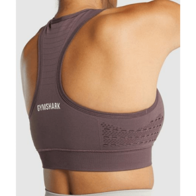 Gym Shark Energy Seamless Sports Bra Brown – תמונה 3