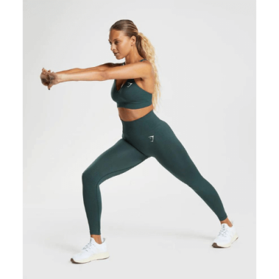 Gym Shark Vital Seamless 2.0 Leggings Woodland Green Marl – תמונה 4