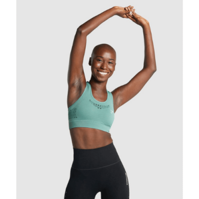 Gym Shark Energy Seamless Sports Bra Light Green – תמונה 1