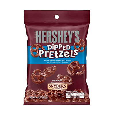 Hersheys Milk Chocolate Dipped Pretzels 120G – תמונה 1