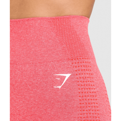 ⁦Gym Shark Vital Seamless 2.0 Leggings Coral Red Marl⁩ – תמונה ⁦4⁩