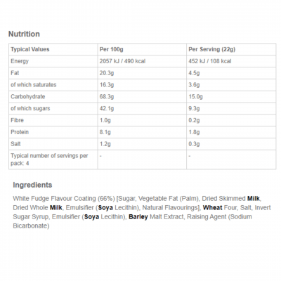 Flipz White Fudge Covered Pretzels 140G – תמונה 2