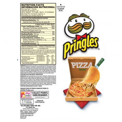 Pringles Pizza Flavour 158g – תמונה 2