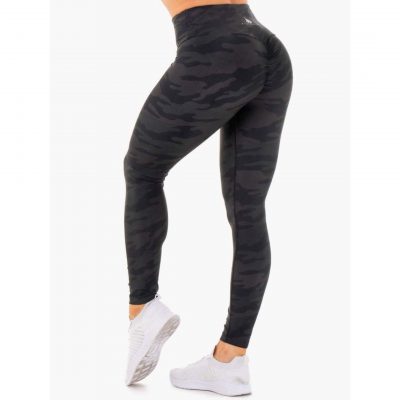 Ryderwear Camo Seamless High Waisted Leggings Black – תמונה 2