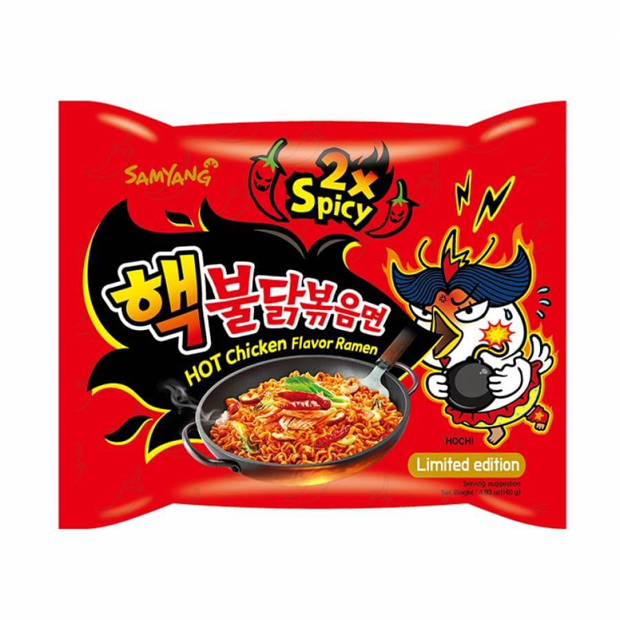 Samyang Hot Spicy X2 Chicken Flavour Ramen Fire Noodle 140g