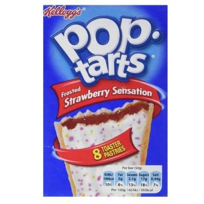 ⁦Kelloggs Pop Tarts Frosted Strawberry Sensation, 8 x 50g⁩ – תמונה ⁦1⁩