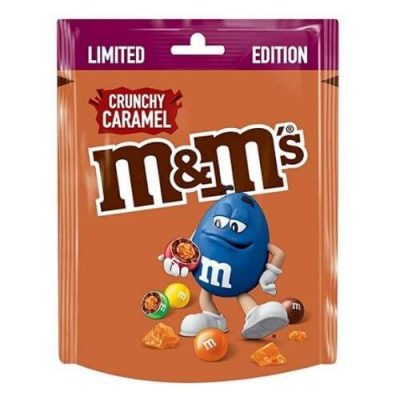 ⁦M&M's Crunchy Caramel Limited Edition Pouch 109 g⁩ – תמונה ⁦1⁩