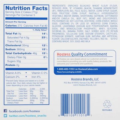 Hostess Twinkies Banana 385G – תמונה 2