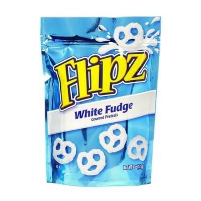 Flipz White Fudge Covered Pretzels 140G – תמונה 1