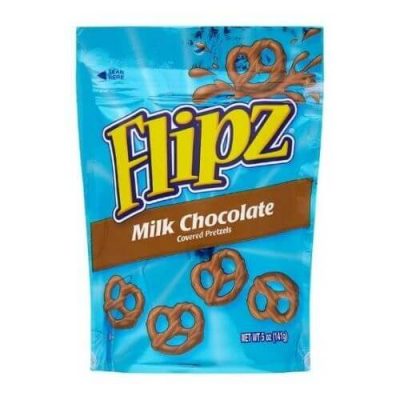 Flipz Milk Chocolate Covered Pretzels 140G – תמונה 1
