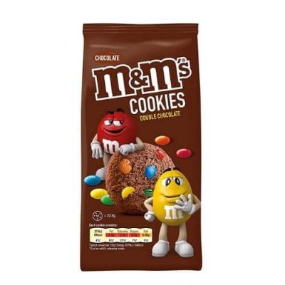 M&M's Double Chocolate Cookies 180g – תמונה 1