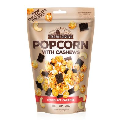 East Bali Chocolate Caramel Popcorn with Cashews 90g – תמונה 1