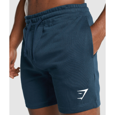 ⁦Gymshark Crest 7" Shorts Navy⁩ – תמונה ⁦4⁩