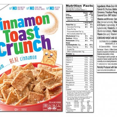 ⁦Cinnamon Toast Crunch cereal 340g⁩ – תמונה ⁦2⁩