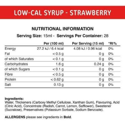 Fit Cuisine Syrup 425ml – תמונה 7