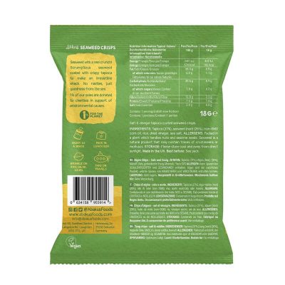 ⁦Abakus Foods Seaweed Crisps 18g⁩ – תמונה ⁦4⁩